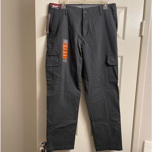 Dickies Flex Chino Cargo Pants 34x30 NWT Washed Grey